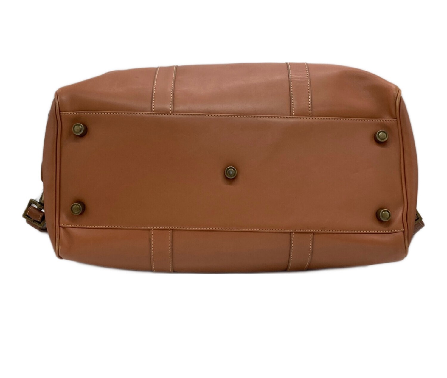 hartmann 2-Way Boston bag Beige Brown Leather Men Shoulder bag Duffle
