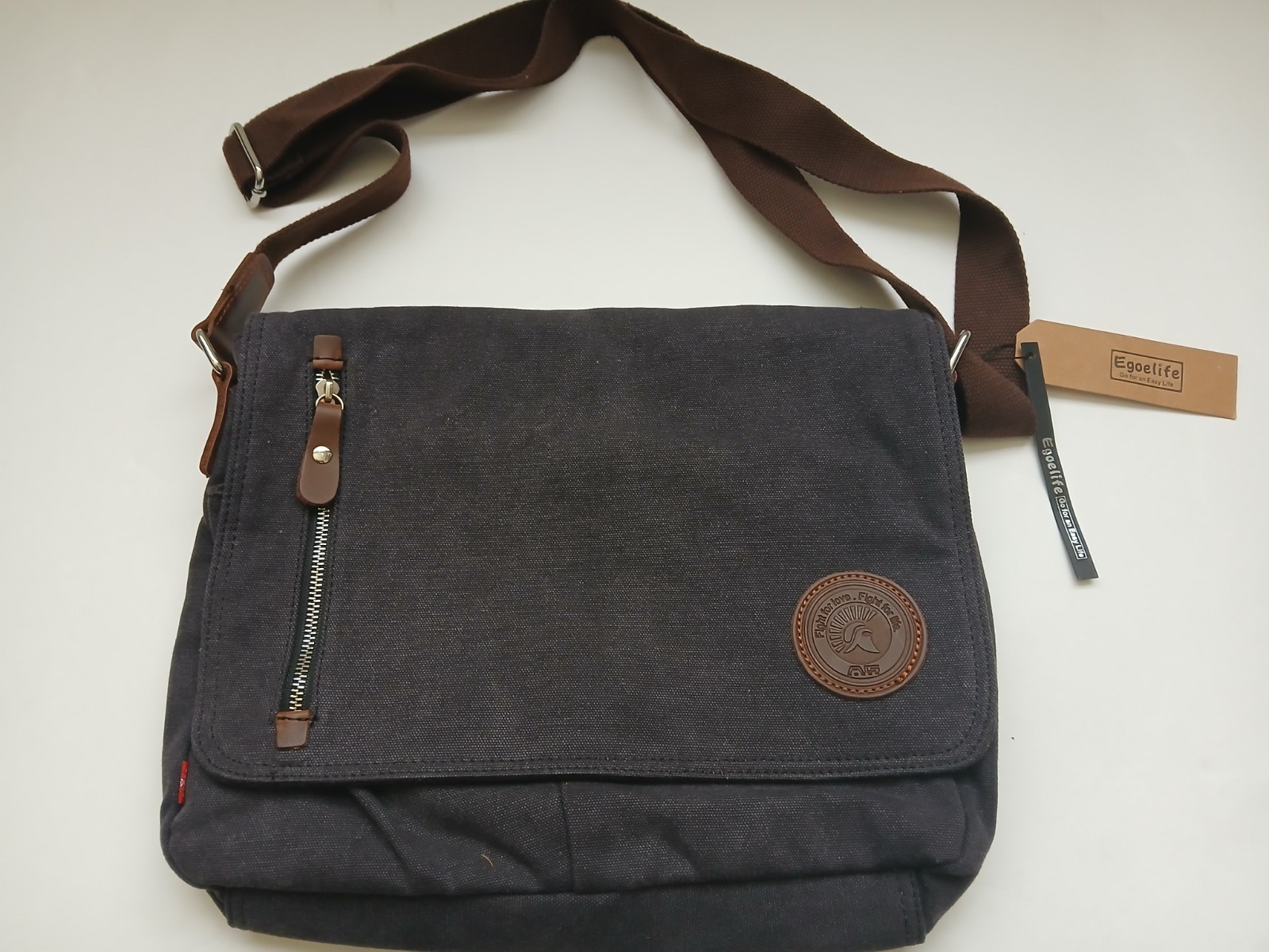 Augur Strauss & CO Canvas Messenger Bag Egoelife