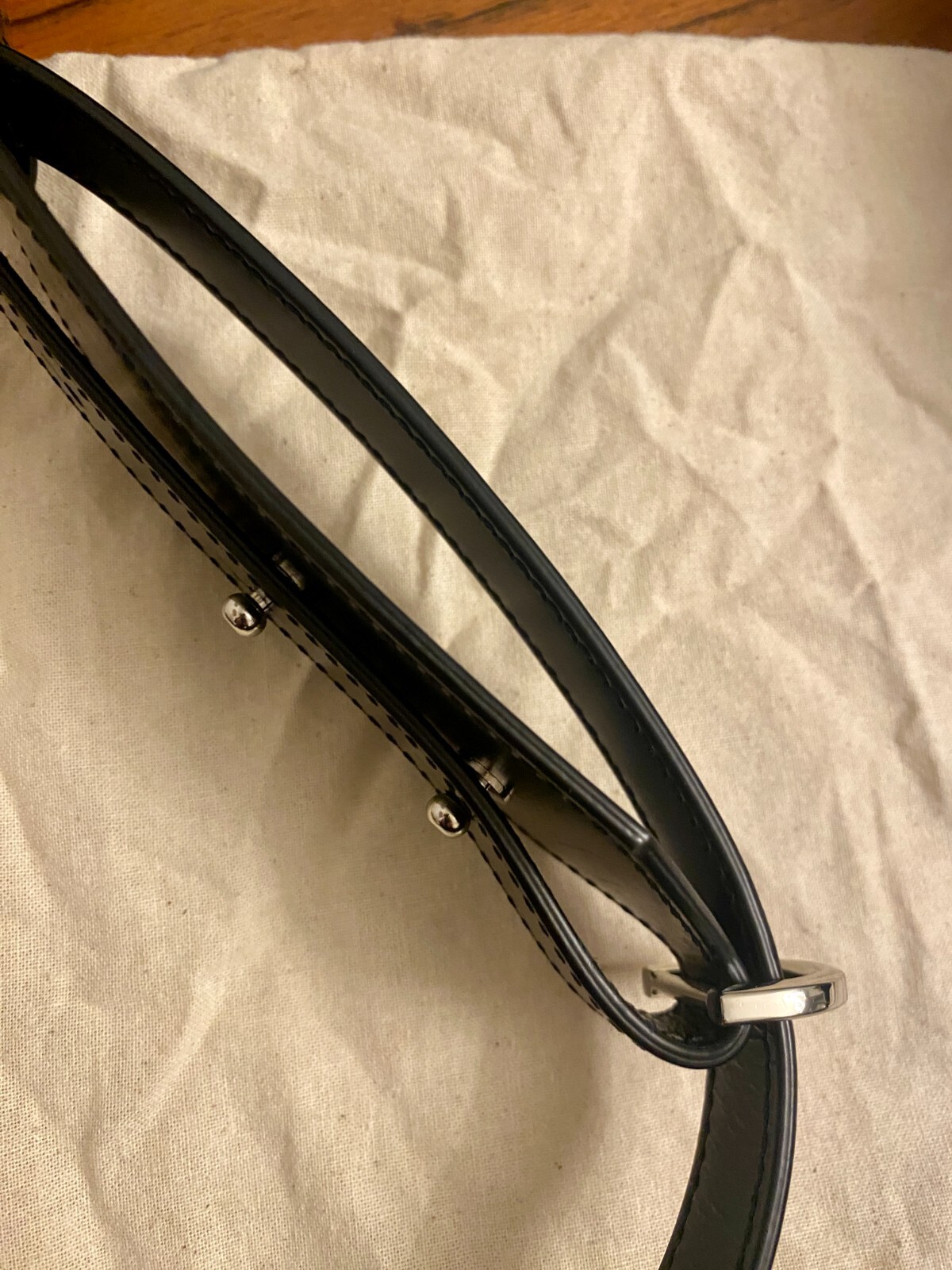 100% Auth A-Cold-Wall ACW Black Leather Bag Fall 2021 Menswear Collection