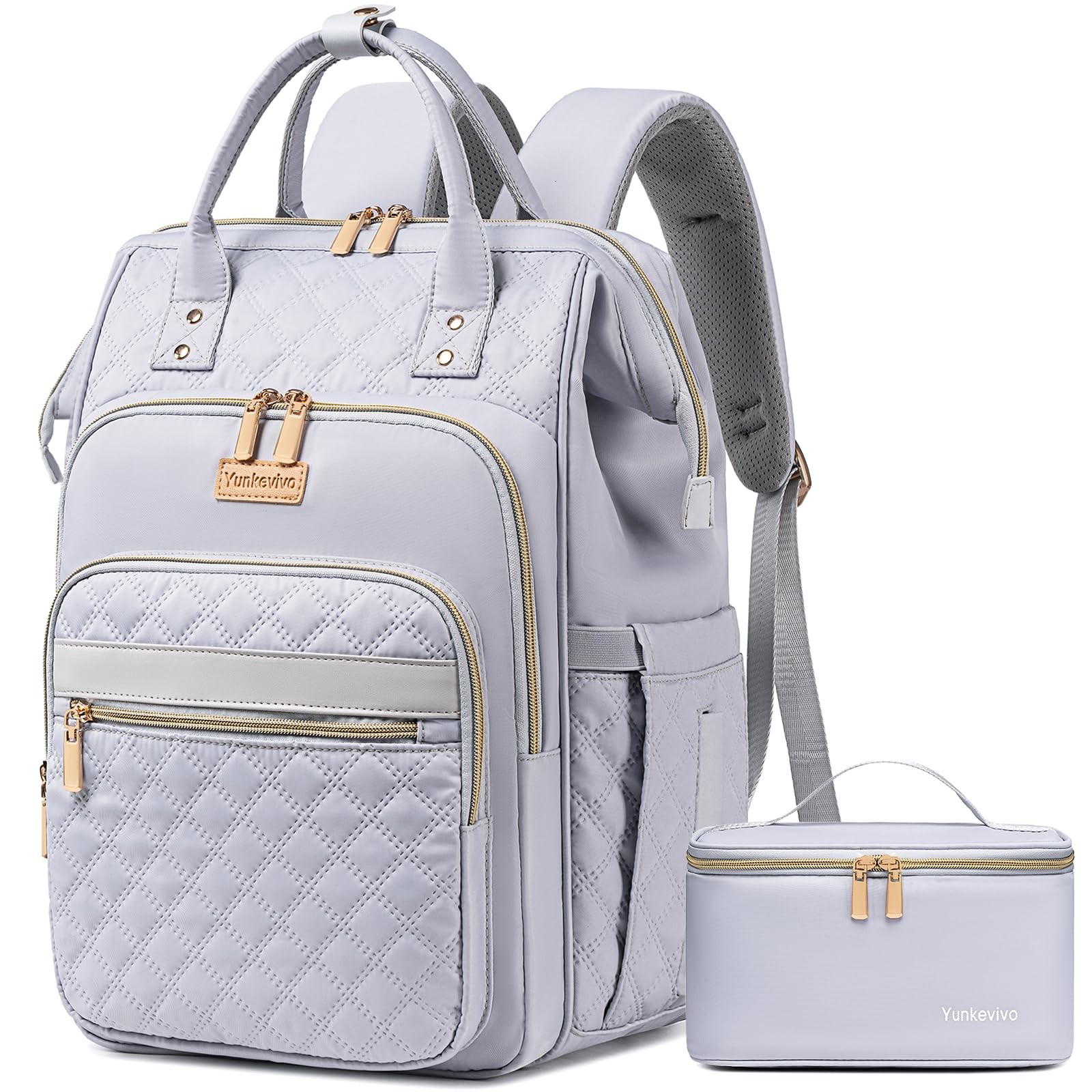 Lunch Backpack for , 15.6 Inch Laptop Backpack for Womens Stylish Nurse, Teac…
