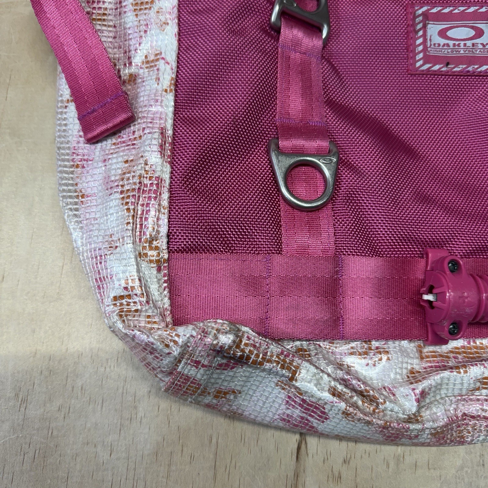 Vintage Pink Oakley High Low Voltage Y2K Commuter Bag Working Tested