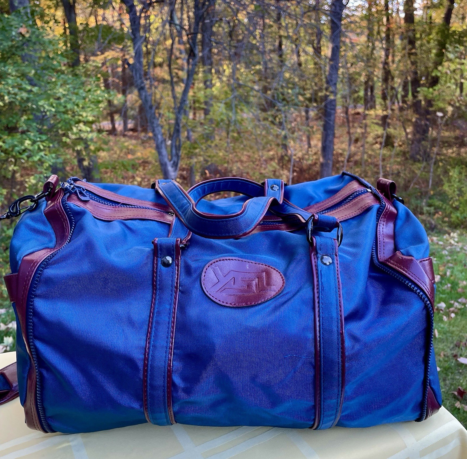 Yves Saint Laurent YSL Vintage Mens/Ladies Nylon Travel Bag Duffle Bag
