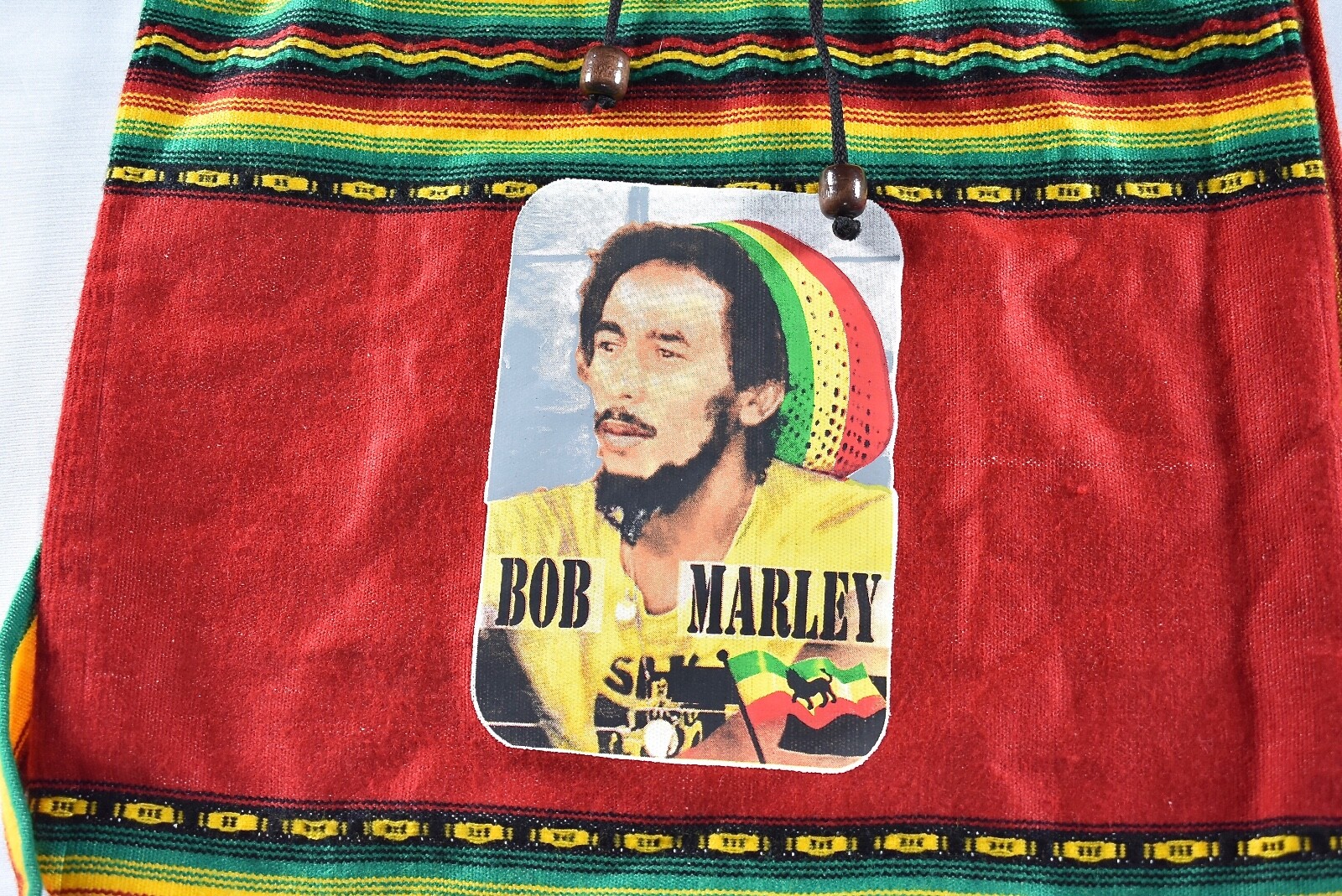 Bob Marley Hipster Ruck Sack Drawstring Backpack Book Bag Festival Coachella
