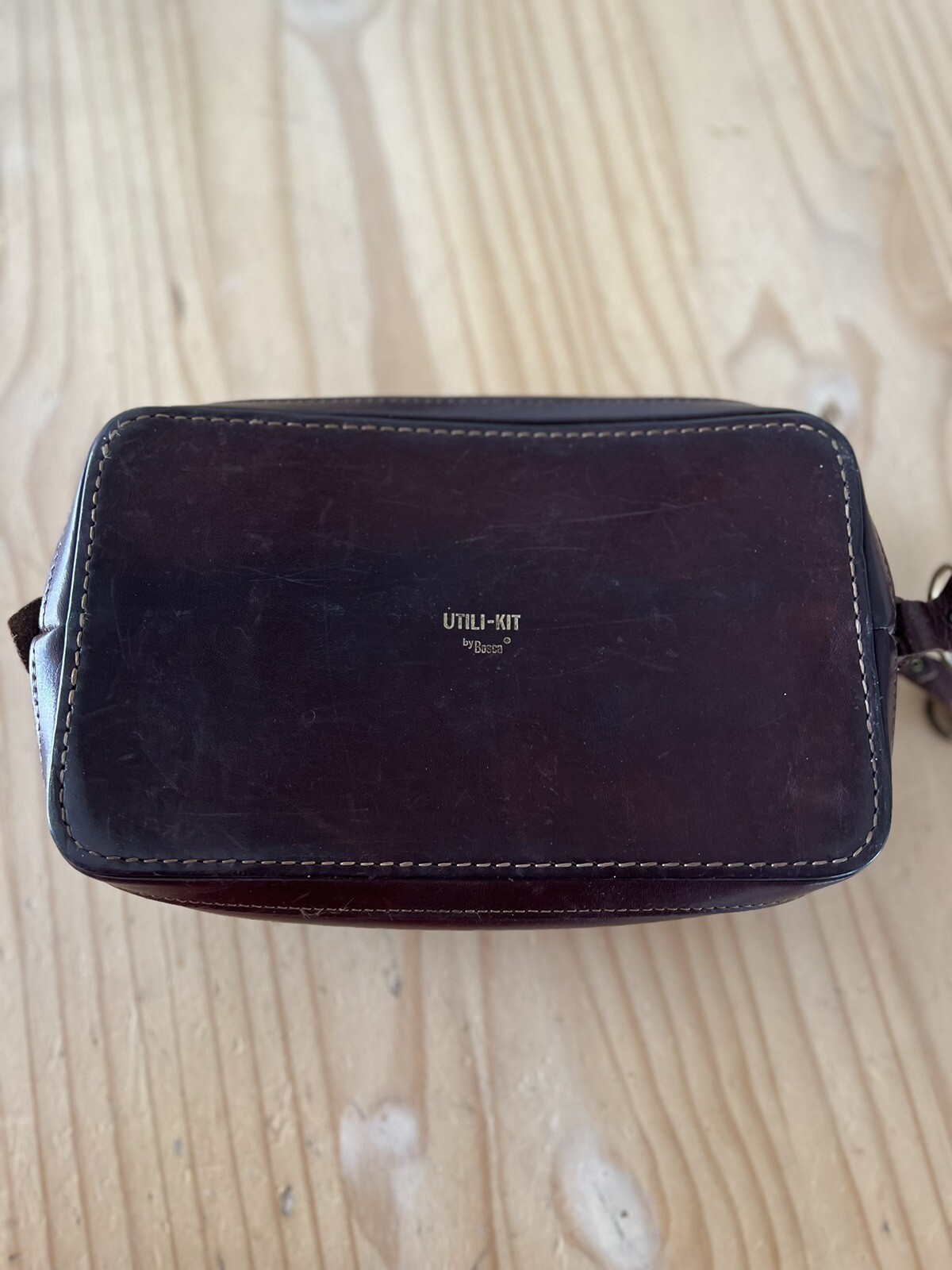 utili-kit by bosca Toiletry Leather Brown (See Description)