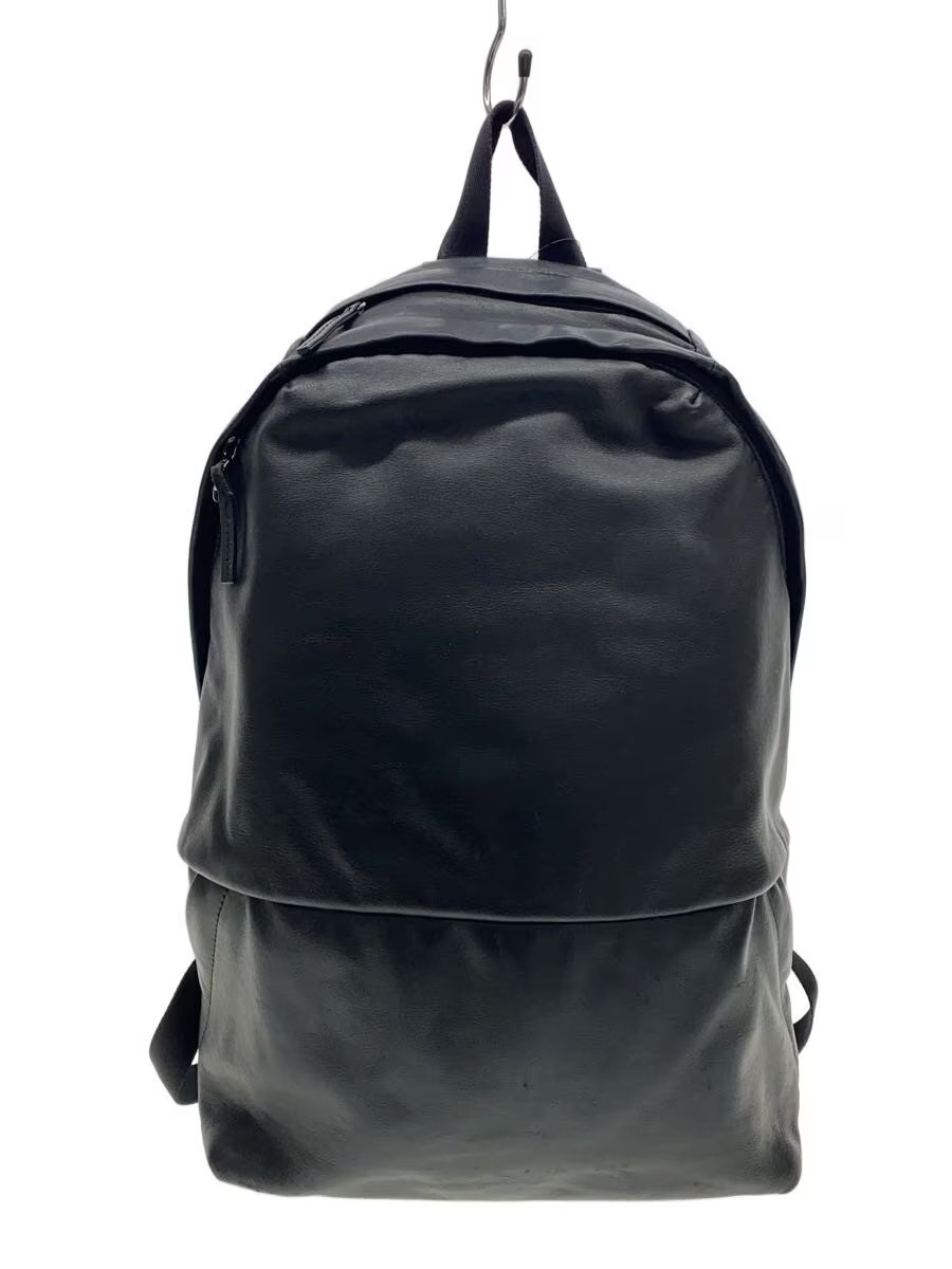 ear PAPILLONNER Backpack Leather Black Solid Color