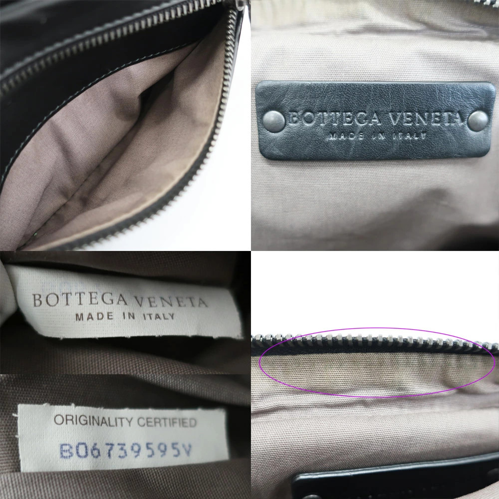 Bottega Veneta Fanny Pack Intrecciato Black Leather B06739595V