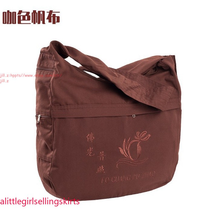 Unisex Canvas Buddhist Shaolin Monk Zen Bags Buddha Package Lay Meditation Bags