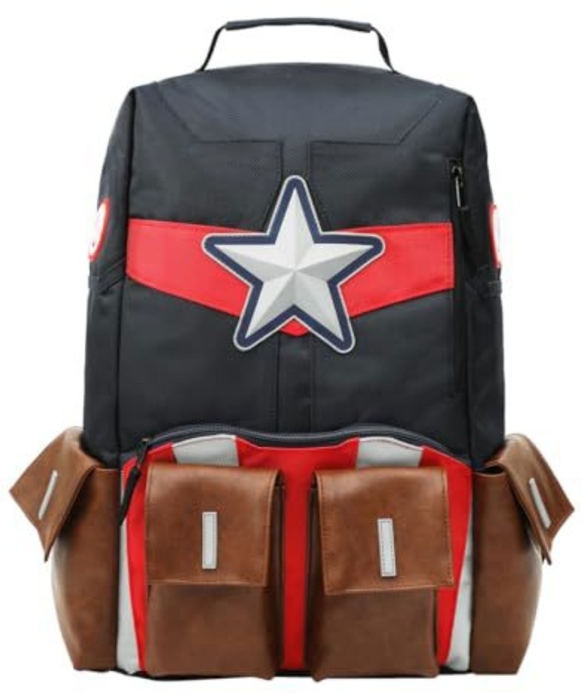 Marvel Captain America Suit Up Character 18″ Backpack Laptop