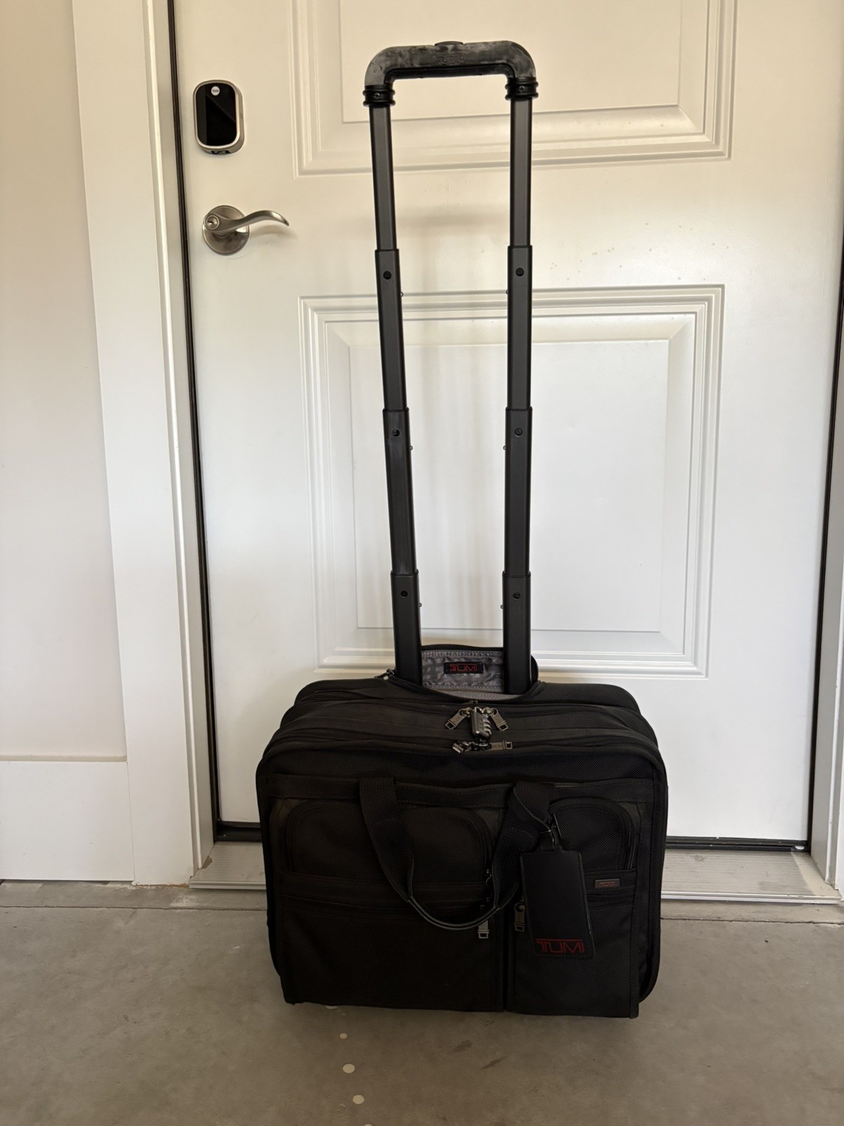 Tumi Alpha Rolling Briefcase 17″ Laptop Carry-on Bag Ballistic Nylon Expandable