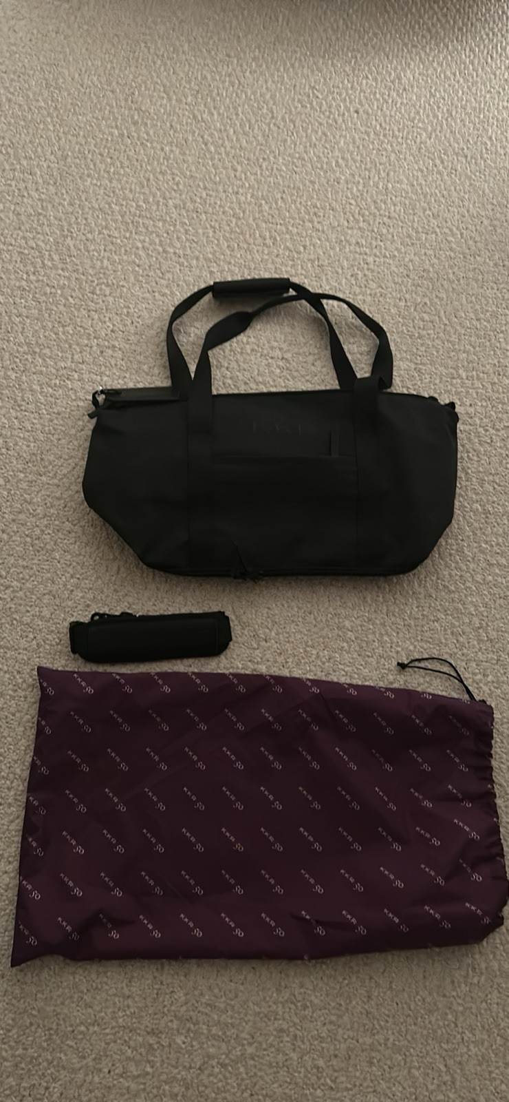 KKR Leather Duffel Bag