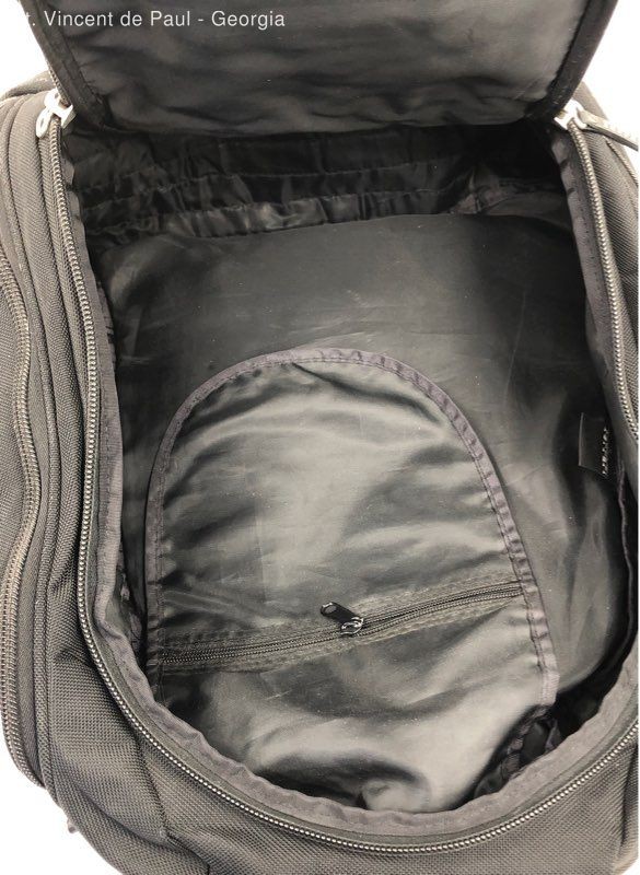 Original 2002 Ferrari Black Bookbag Backpack Great Condition Officially Licensed