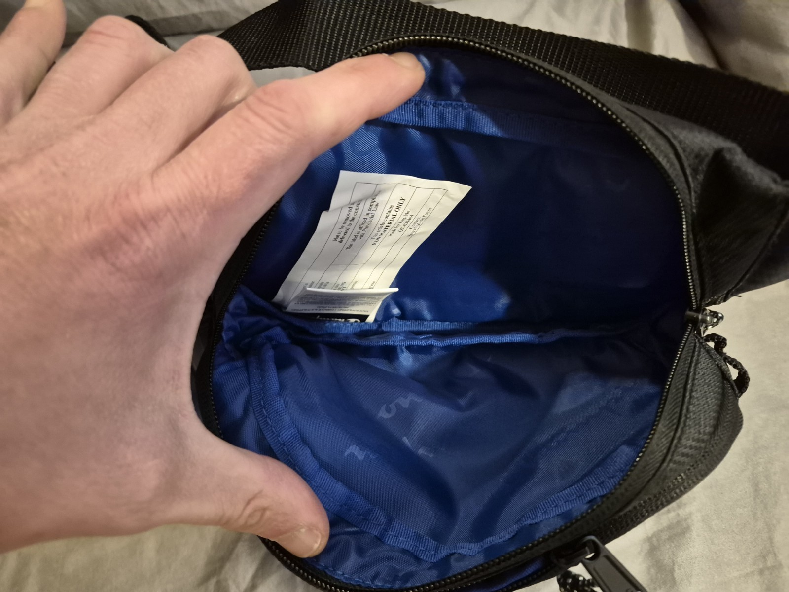 Brand new with tags Champion black fanny pack size one size fits most