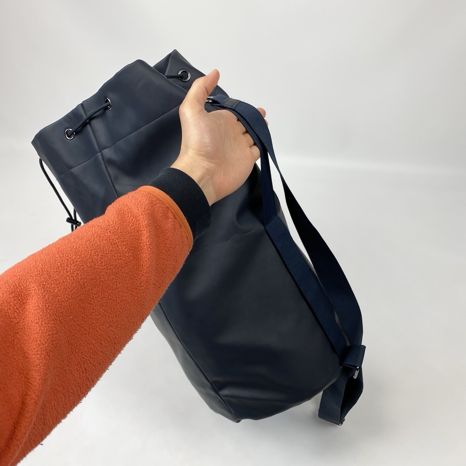 Prada Beauty Ocean Luna Rossa Navy Blue Water Resistant Bag Gym Pack