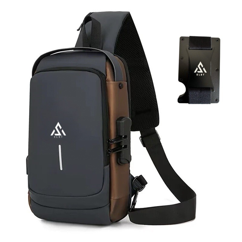 Sling Bag Chest Crossbody Waterproof Anti-theft Travel Pack
