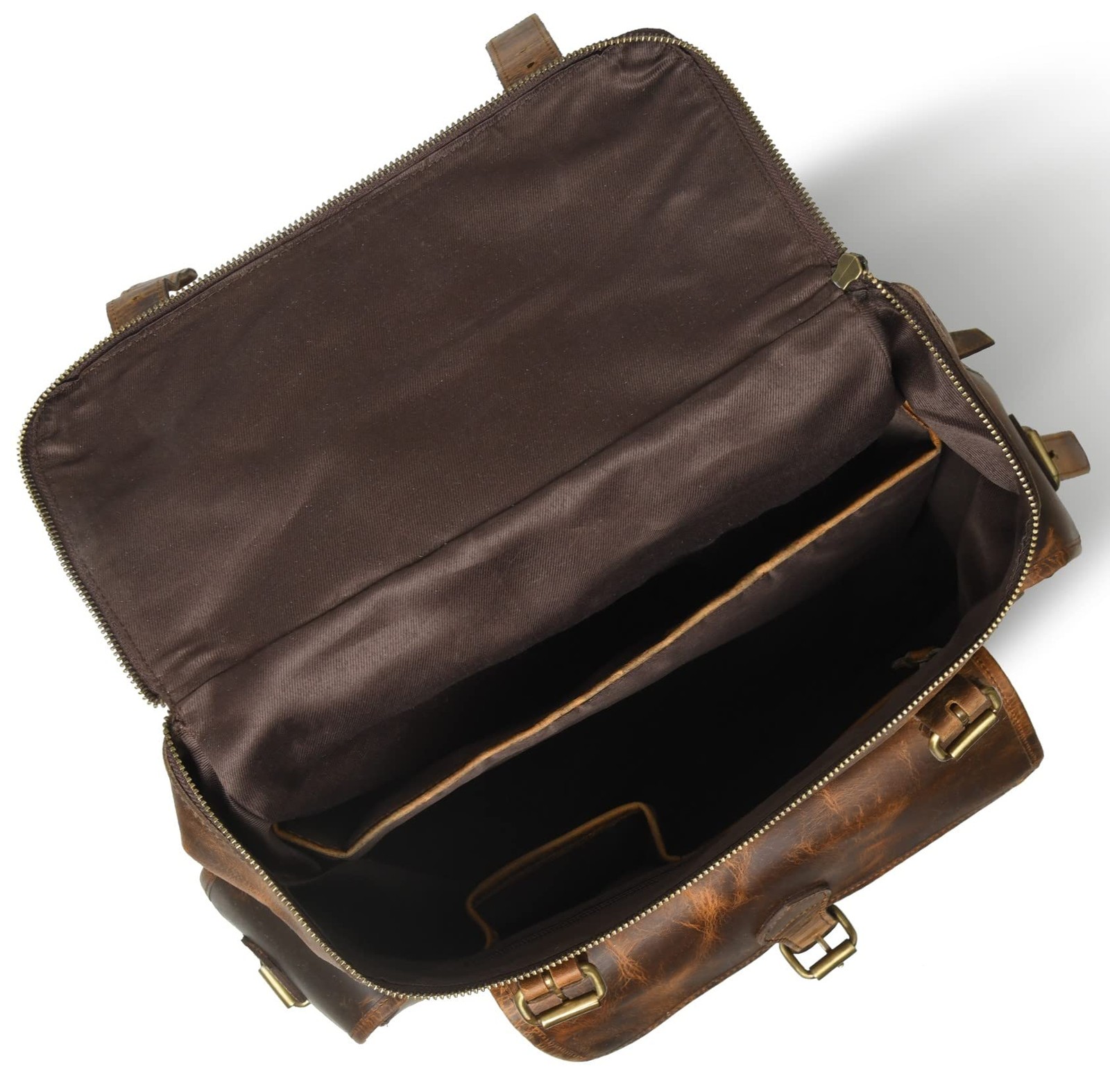 Buffalo Leather Backpack for Men & | Multi Pockets Leather Laptop Backpack | …
