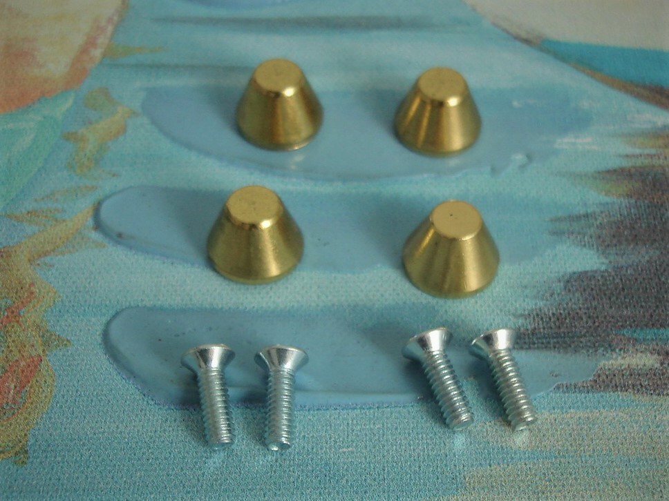 Studs Replacement for Briefcase Handbag Attaché Case Laptop Bag Solid Brass