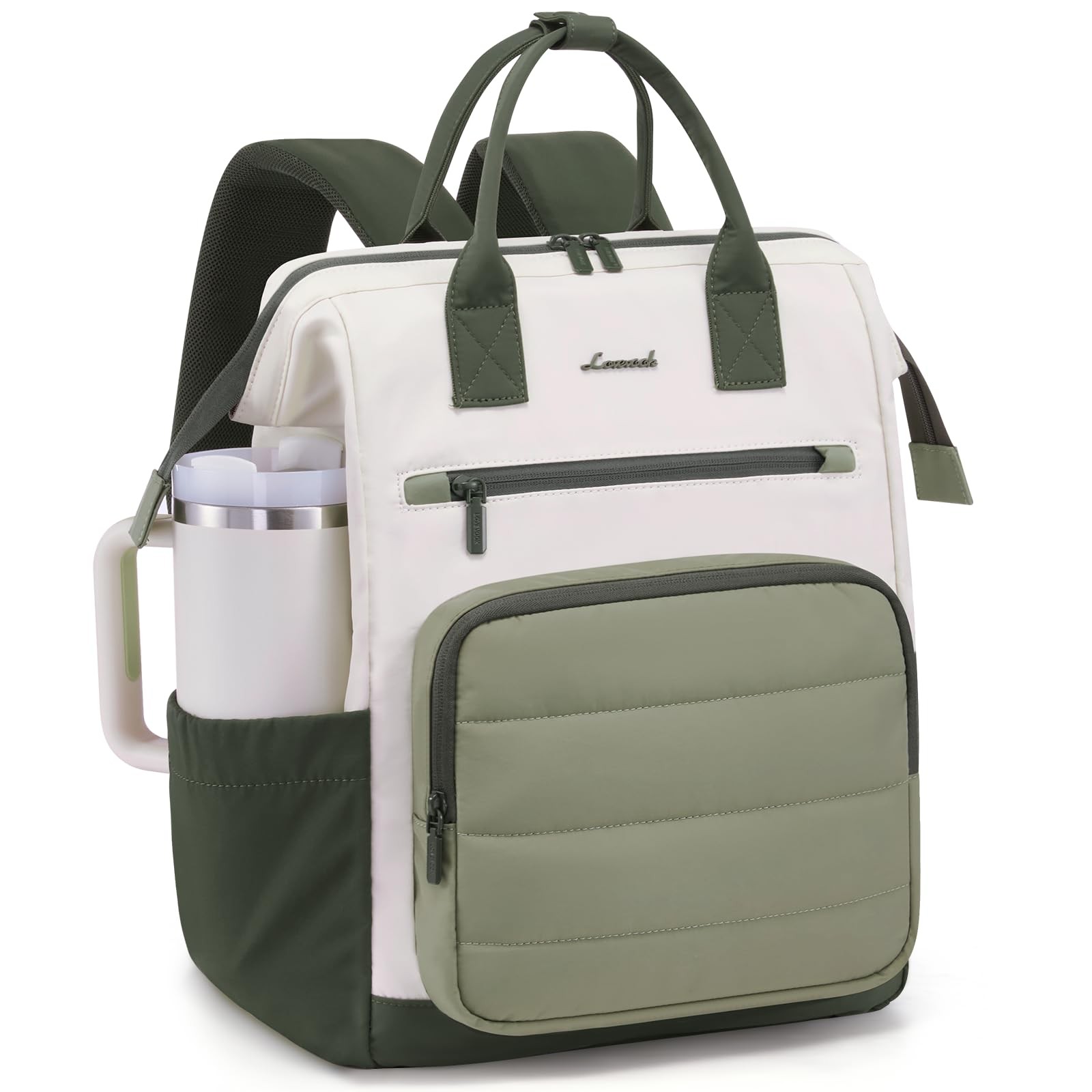 Puffer Laptop Backpack for , 17 Inch Work Backpack purse for Nurse Teacher, C…