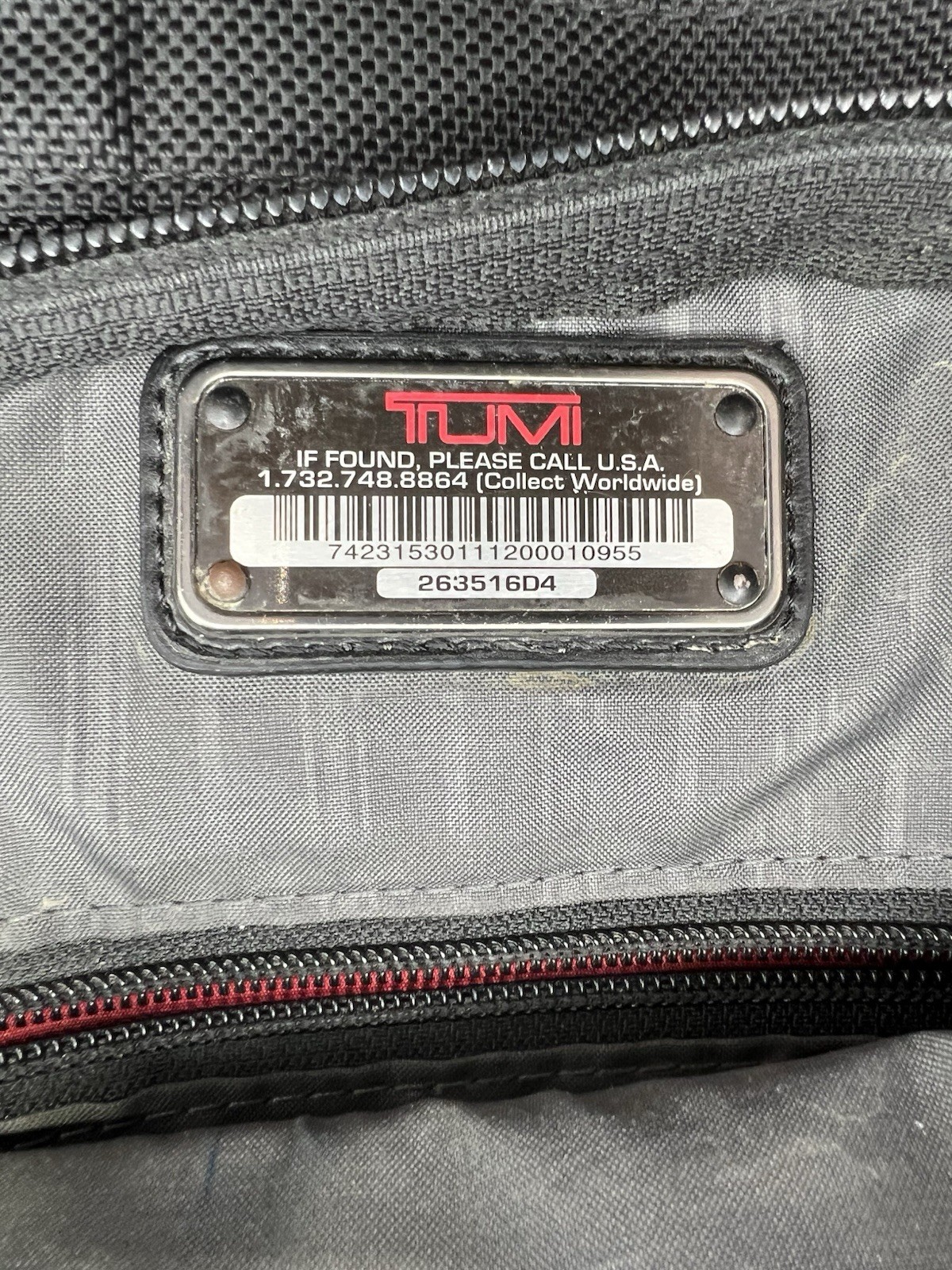 TUMI Alpha Messenger Computer Bag Black Ballistic Nylon 17’ 26114DH MSRP $395