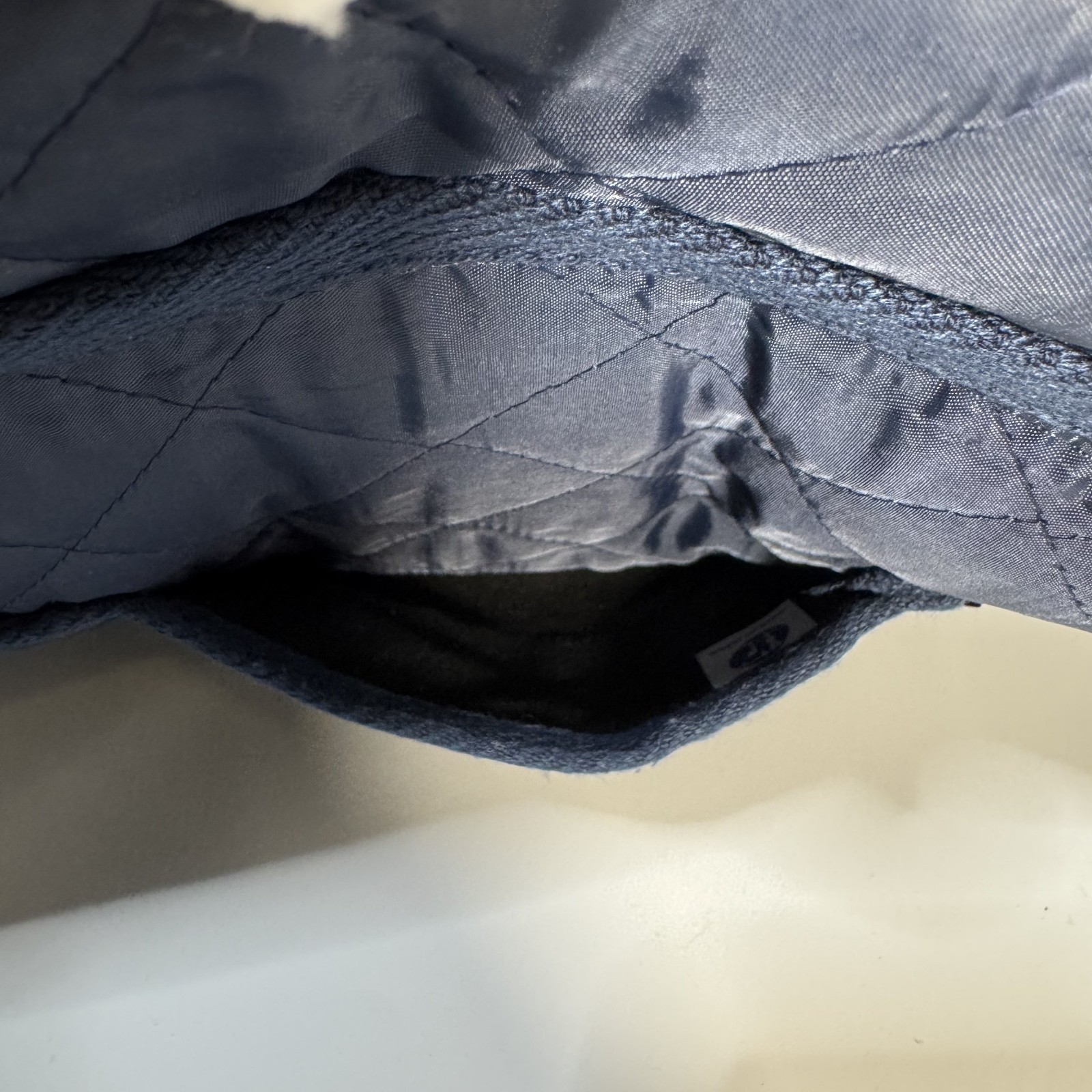 PORTER Deeper Boston Bag Gray Denim Quilted Yoshida Japan