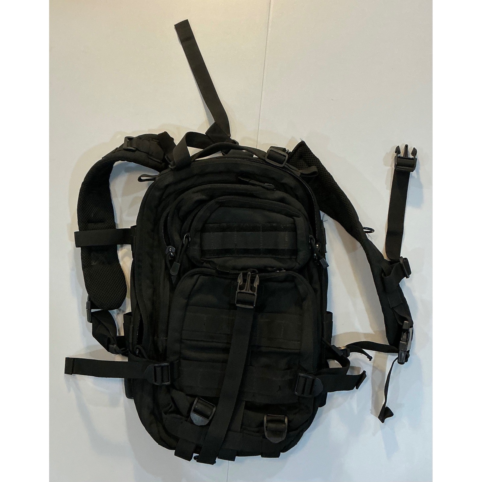 Condor Tactical Backpack Black MOLLE Webbing Utility Hiking Gorpcore Techwear