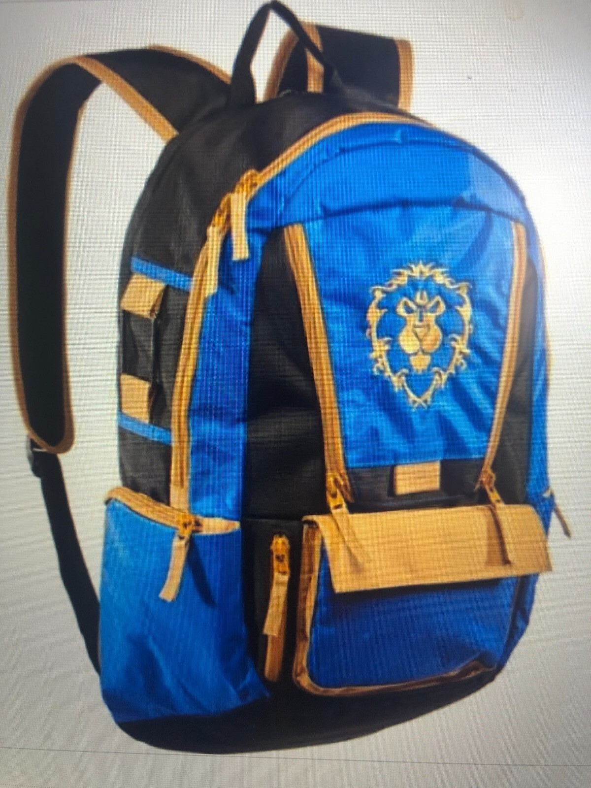 Blizzcon 2019 World of Warcraft Alliance Gamer Utility Backpack Blizzard