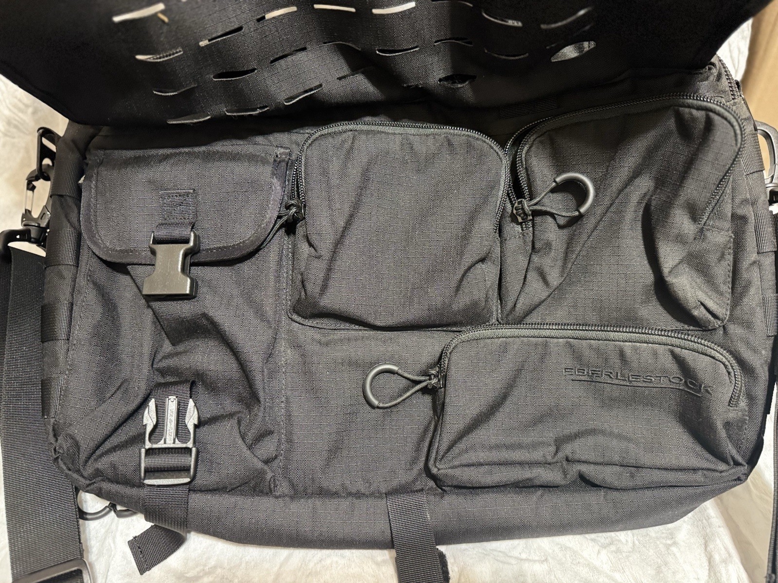 Eberlestock Black Combat Office Briefcase Laptop Bag Tactical Brief CCW EDC Nice