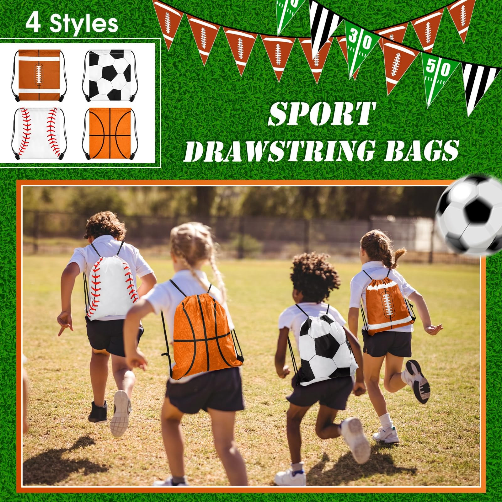 Censen 24 Pcs Drawstring Bags Set Bulk 12 x 10 Inch Waterproof Beach Bag for …