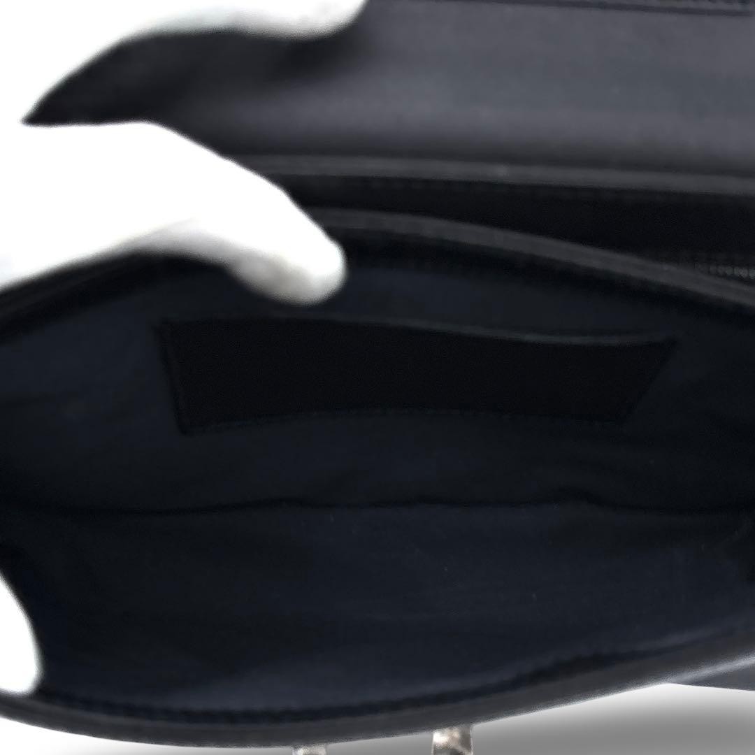 BALLY Designer calf leather Authentic clutch bag with black hardware 17×25cm