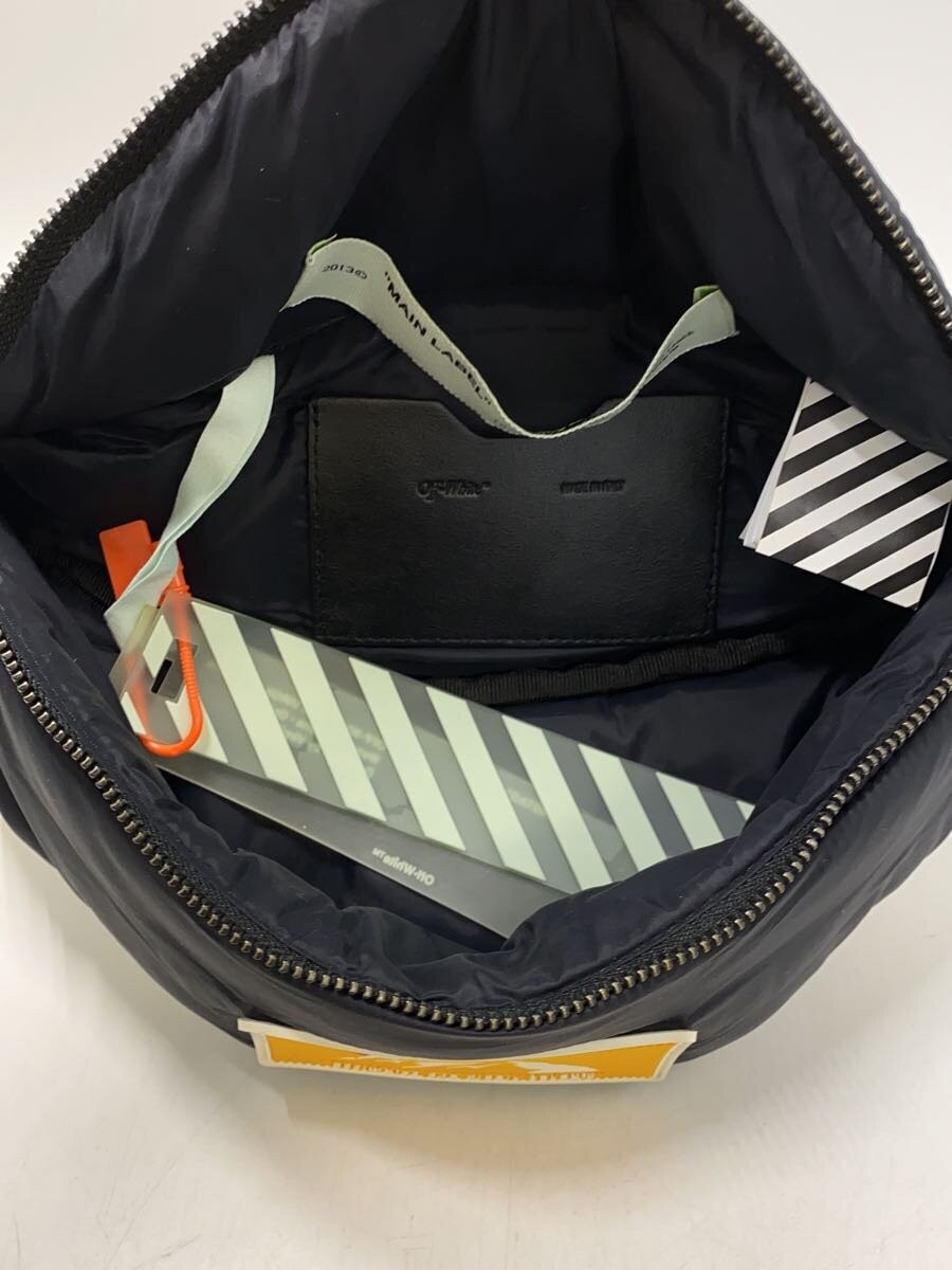 OFF-WHITE Nylon Waist Bag, Black, Solid Color, OMNA074F19F43002
