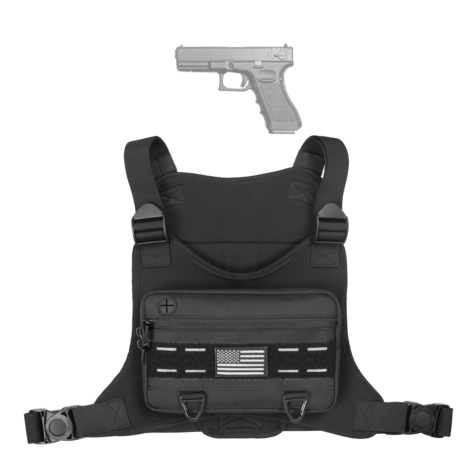 TBNBO Sports Chest Bag for Men, Tactical Backpack Fits Most , Adjustable Anti…