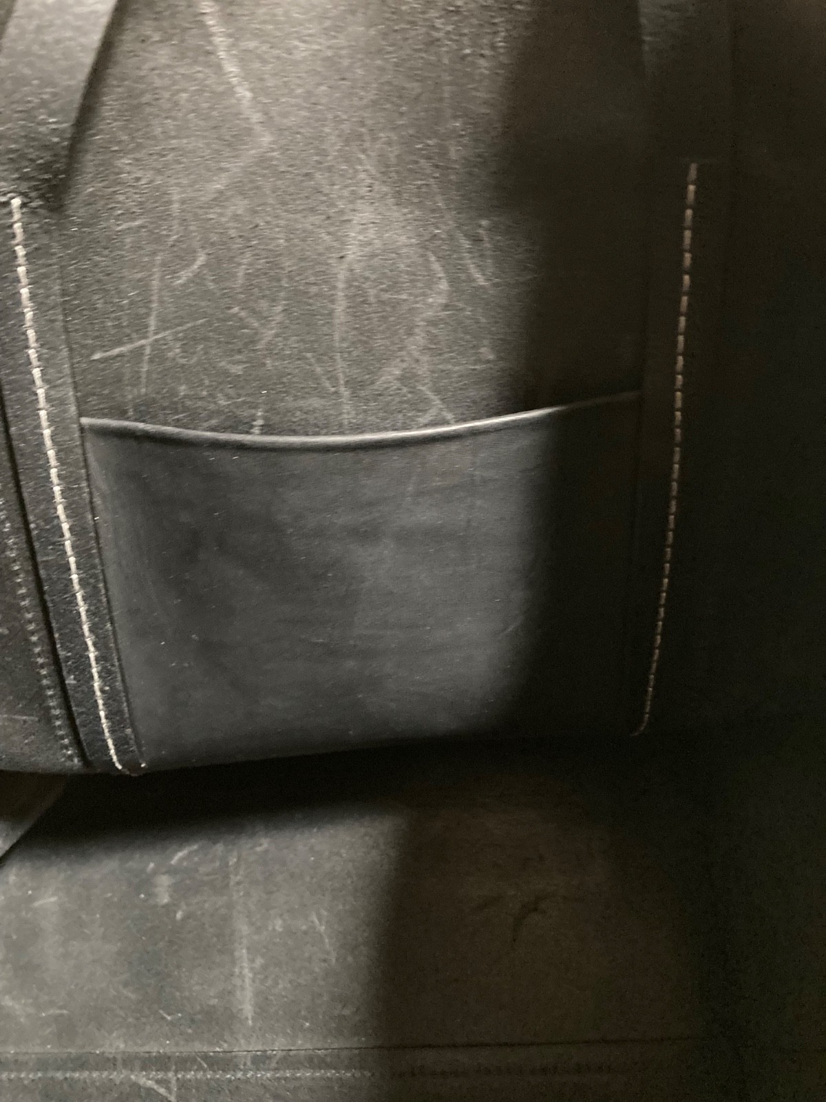 Rick Owens leather tote bag
