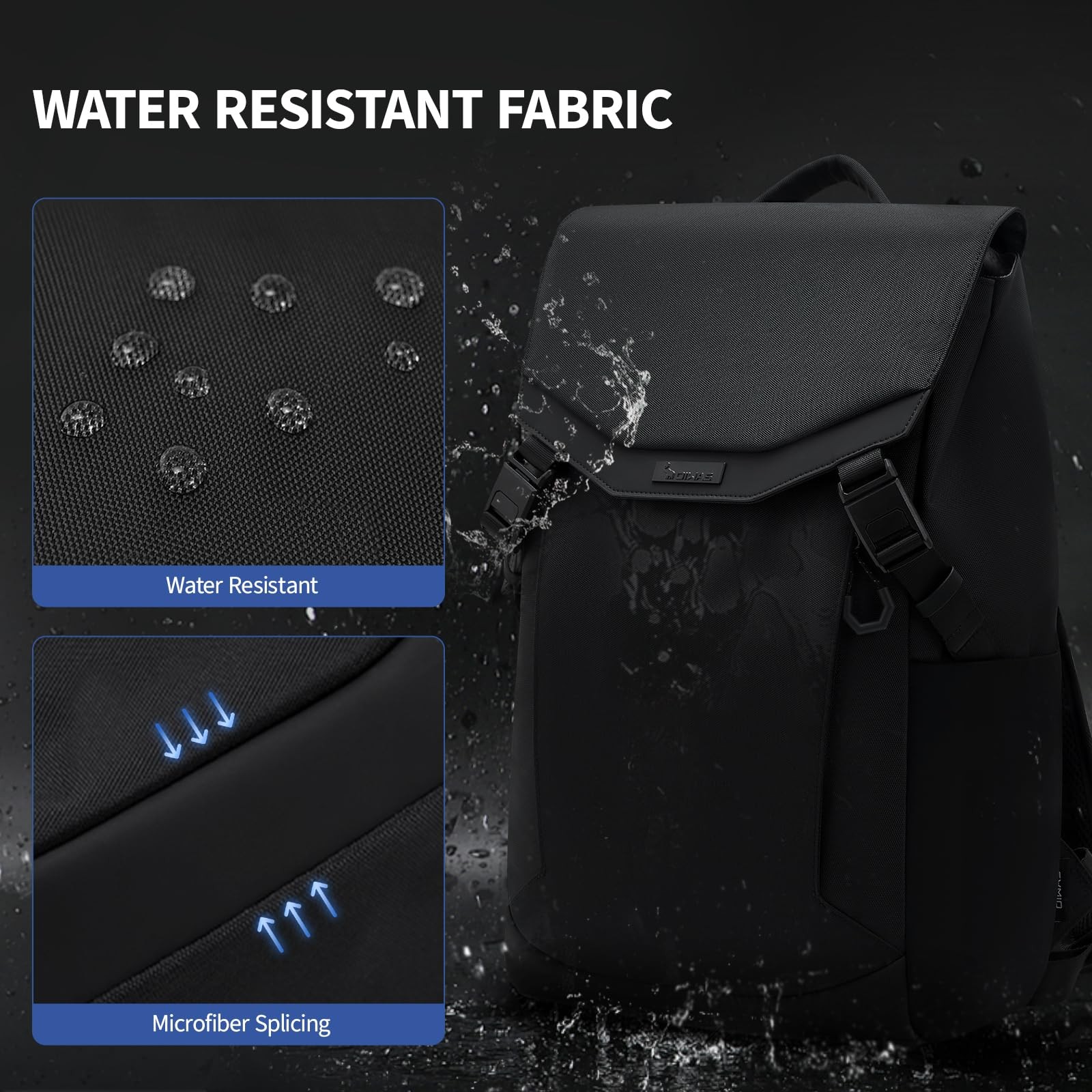 Backpack for Men, 16 Inch Laptop Backpack for Men with Magnetic Buckle, Water…