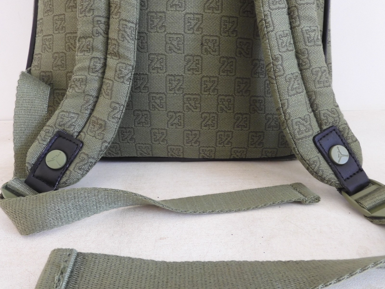 Nike Air Jordan Jumpman Monogram Backpack-Bag Olive Green [MA0758-EF9]