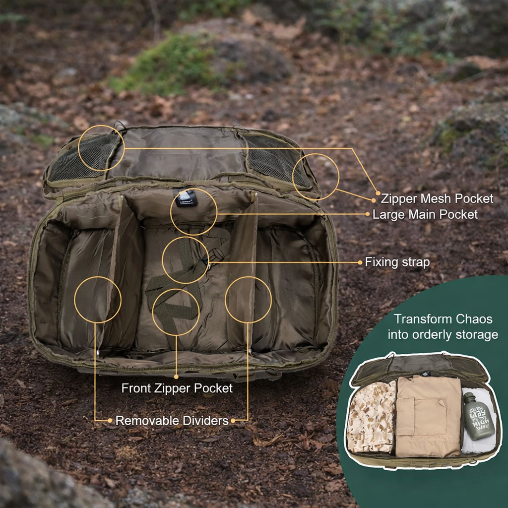 Tactical Gym Duffle Bag/Backpack