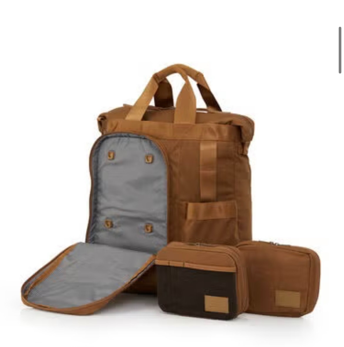 see description GREGORY PREMIUM Quarry Helmet Bag Unisex Brown