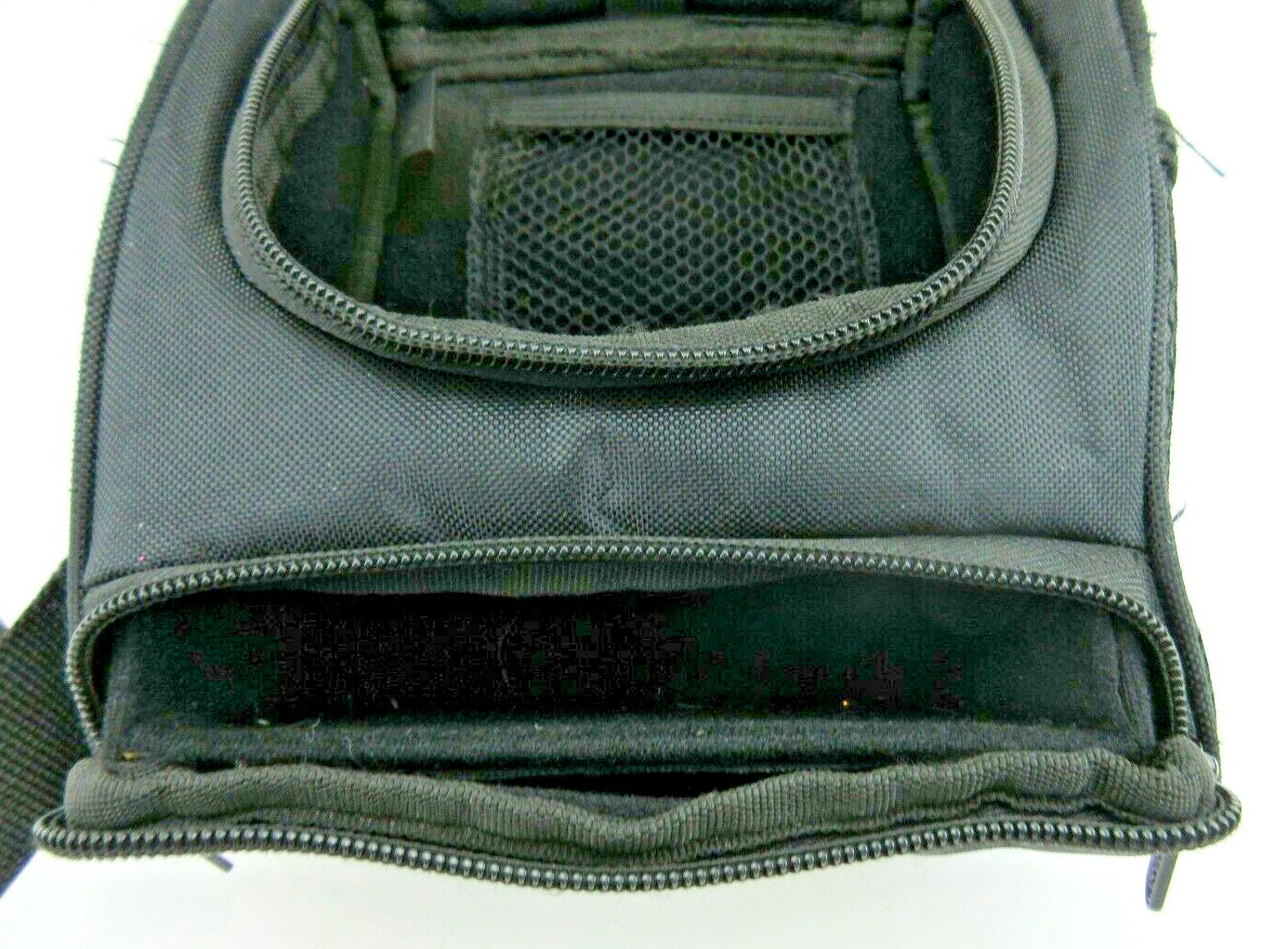Nintendo Backpack Black Zippered Pockets Adjustable Straps Game Tote Case