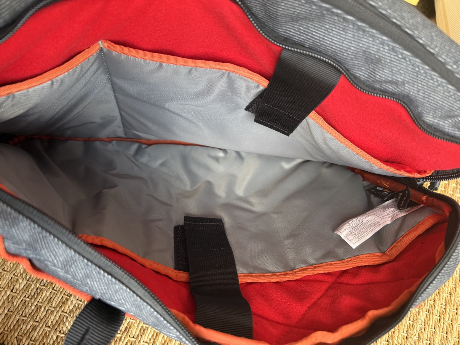 Timbuk2 Commute 2.0 Laptop Messenger Style Briefcase Rare Denim w/Oringe Trim