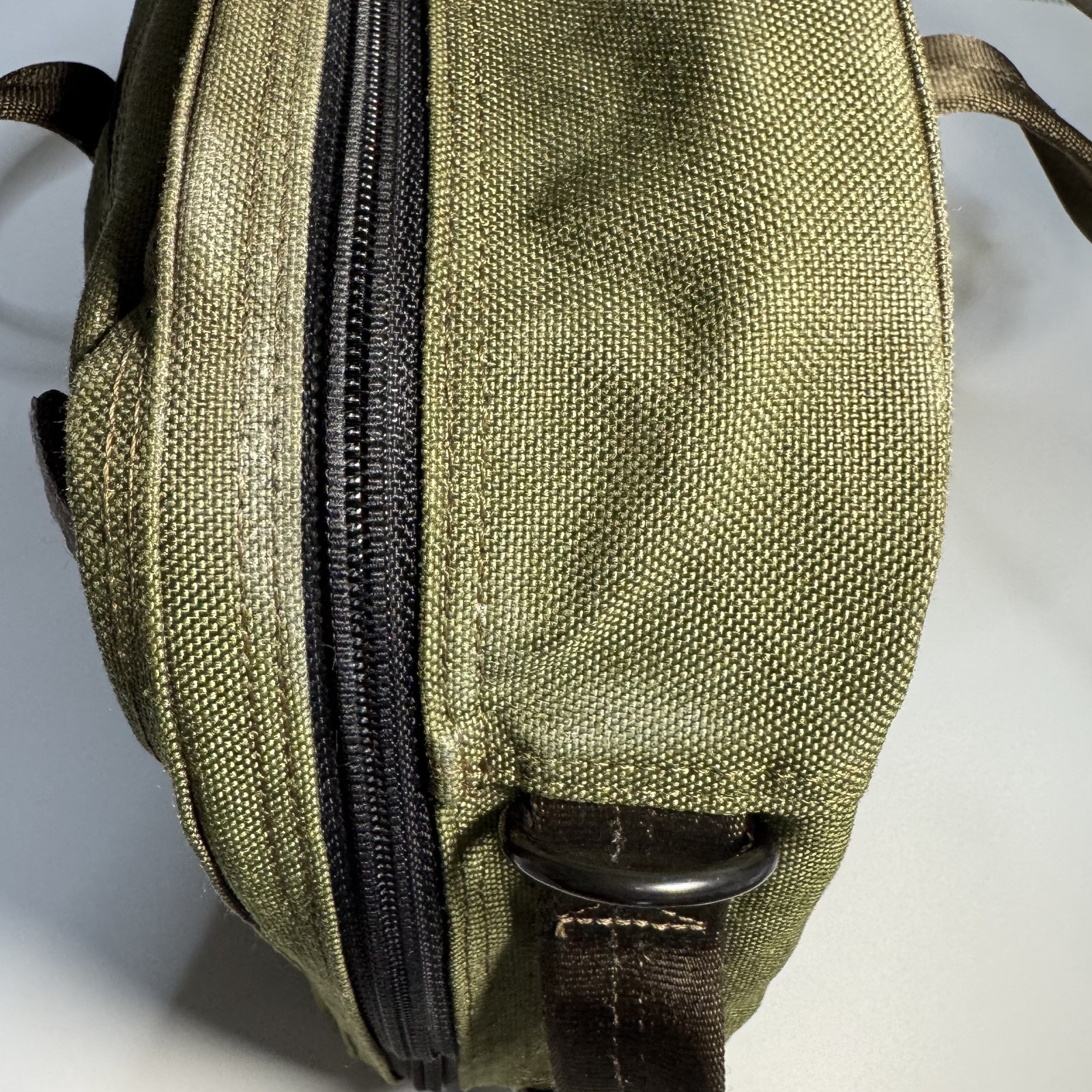 PORTER TENSION 3-Way Briefcase Backpack Olive Green Cordura Nylon Yoshida Japan