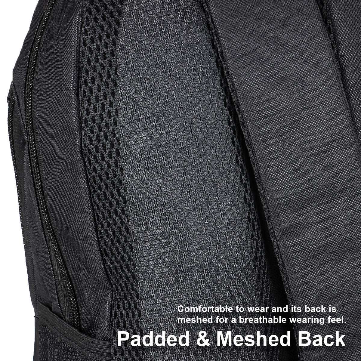 17″ Backpack Oxford Laptop Backpack Travel Business School Book Bag w/ USB Port