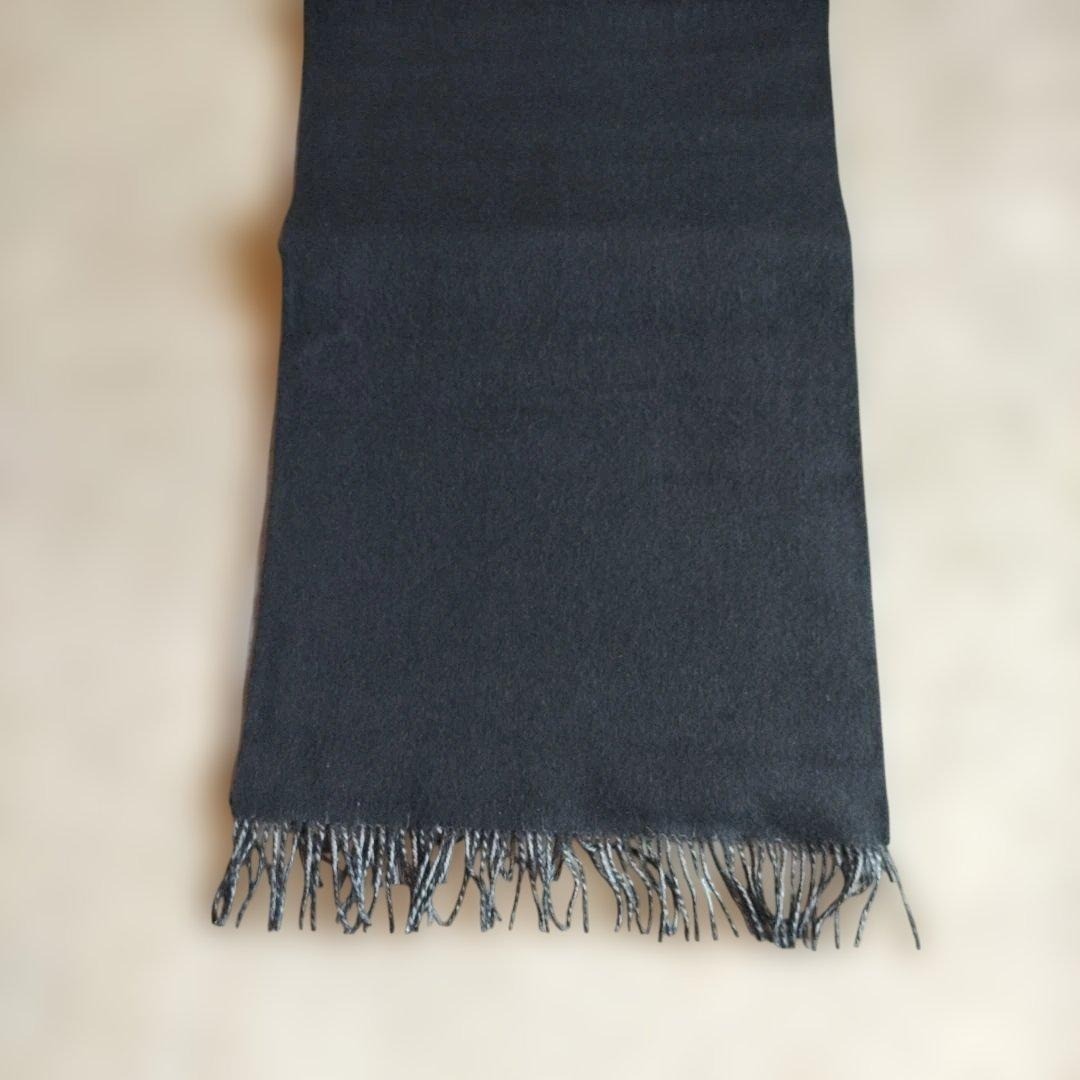 Yak Wool Large Stole Scarf Fringe 175cmx50cm Soft Warm Luxury Shawl Boxed Japan