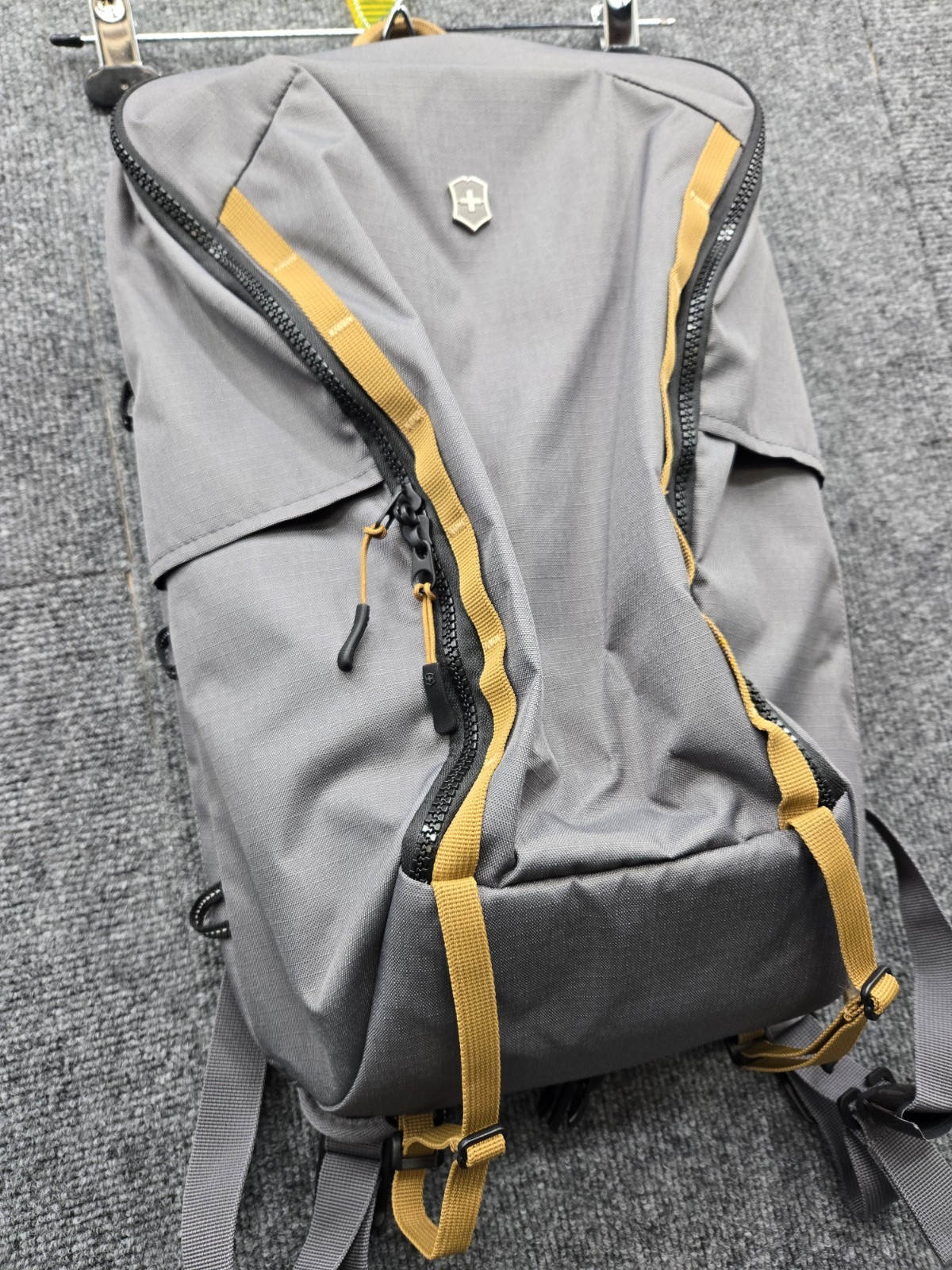Victorinox Swiss Army Backpack Gray Compact Daypack Hiking Travel