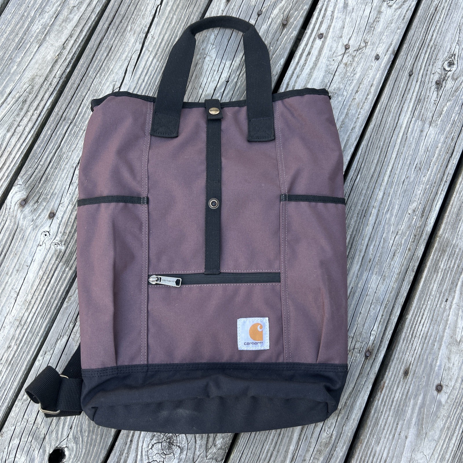 Carhartt Convertible Legacy Hybrid Backpack Tote Bag – Maroon