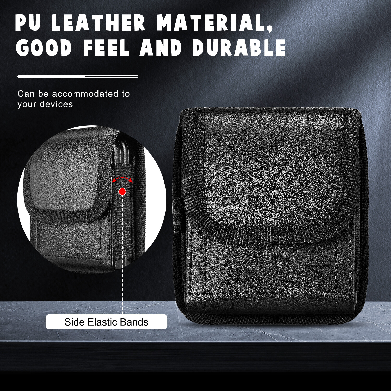 Leather Pouch with Belt Clip Holster Belt Case For Samsung Galaxy Z Flip 3/4/5/6