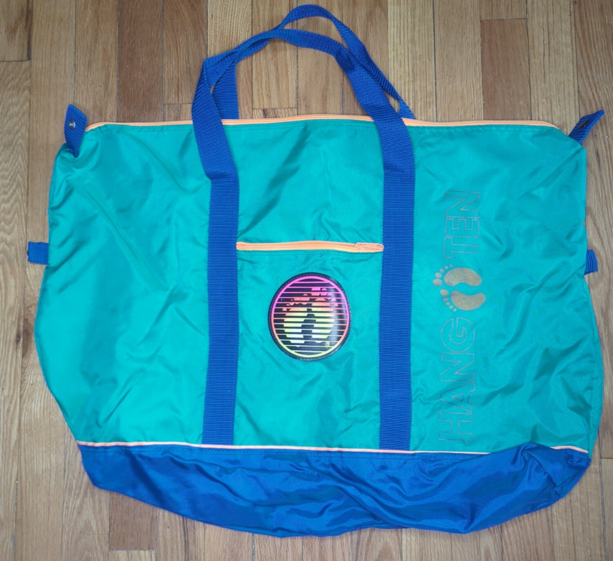Hang Ten Vintage Surf Bag 1980’s Travel Beach Tote Bag Rare