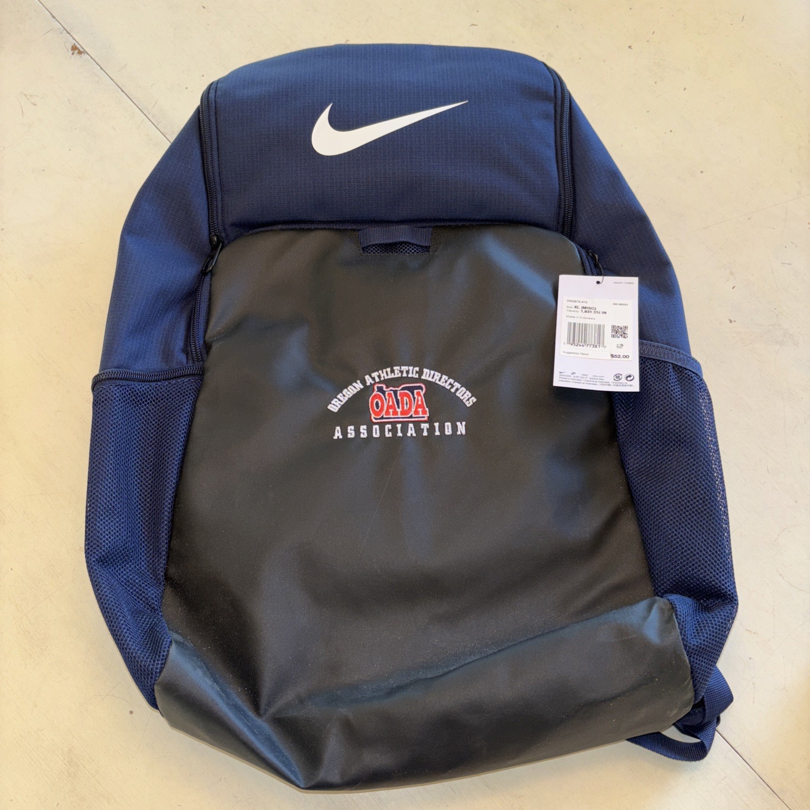Nike Backpack XL Navy blue & Black DM3975-410 NWT