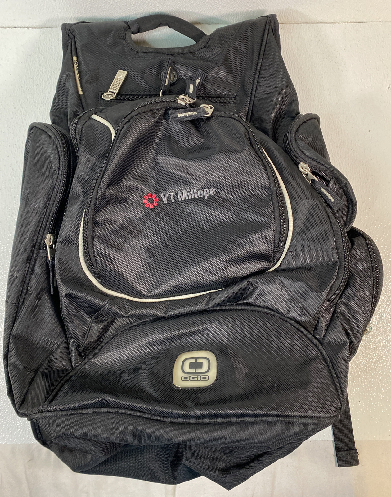 OGIO VT Miltope Seven Compartment Laptop Backpack 21”X 16” Black Excellent Cond