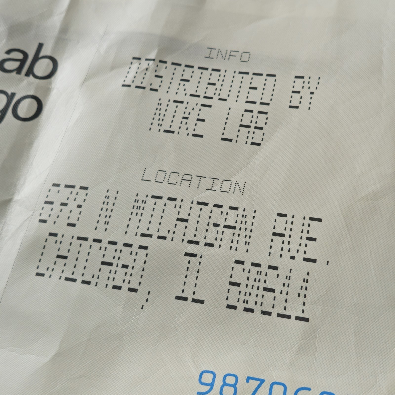 Nike Lab x Virgil Abloh Re-creation Center Chicago Exclusive Tote Bag Off-White