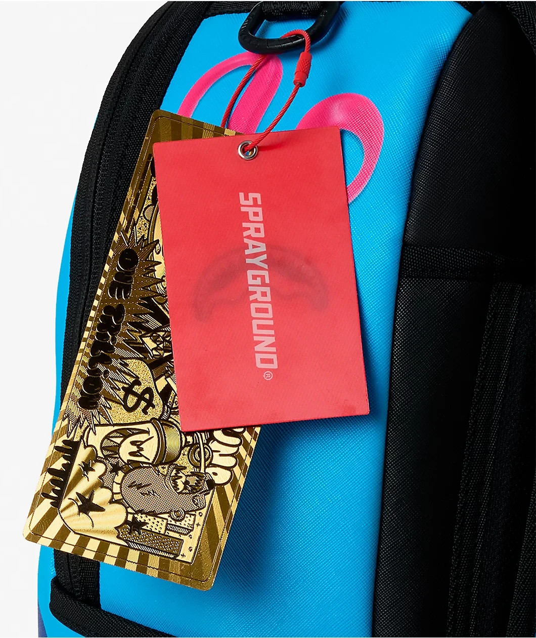 Sprayground Shark Central Cotton Candy Backpack Dimensions 18″ H x 11.5″ W x 6″D
