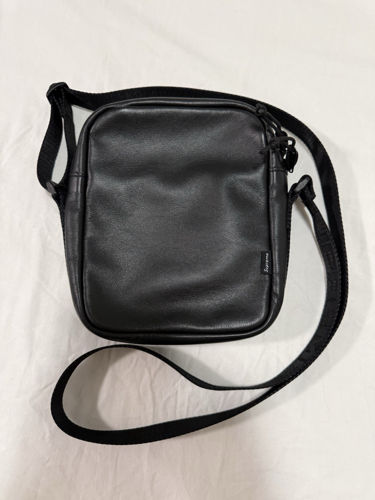 Supreme Leather Shoulder Bag