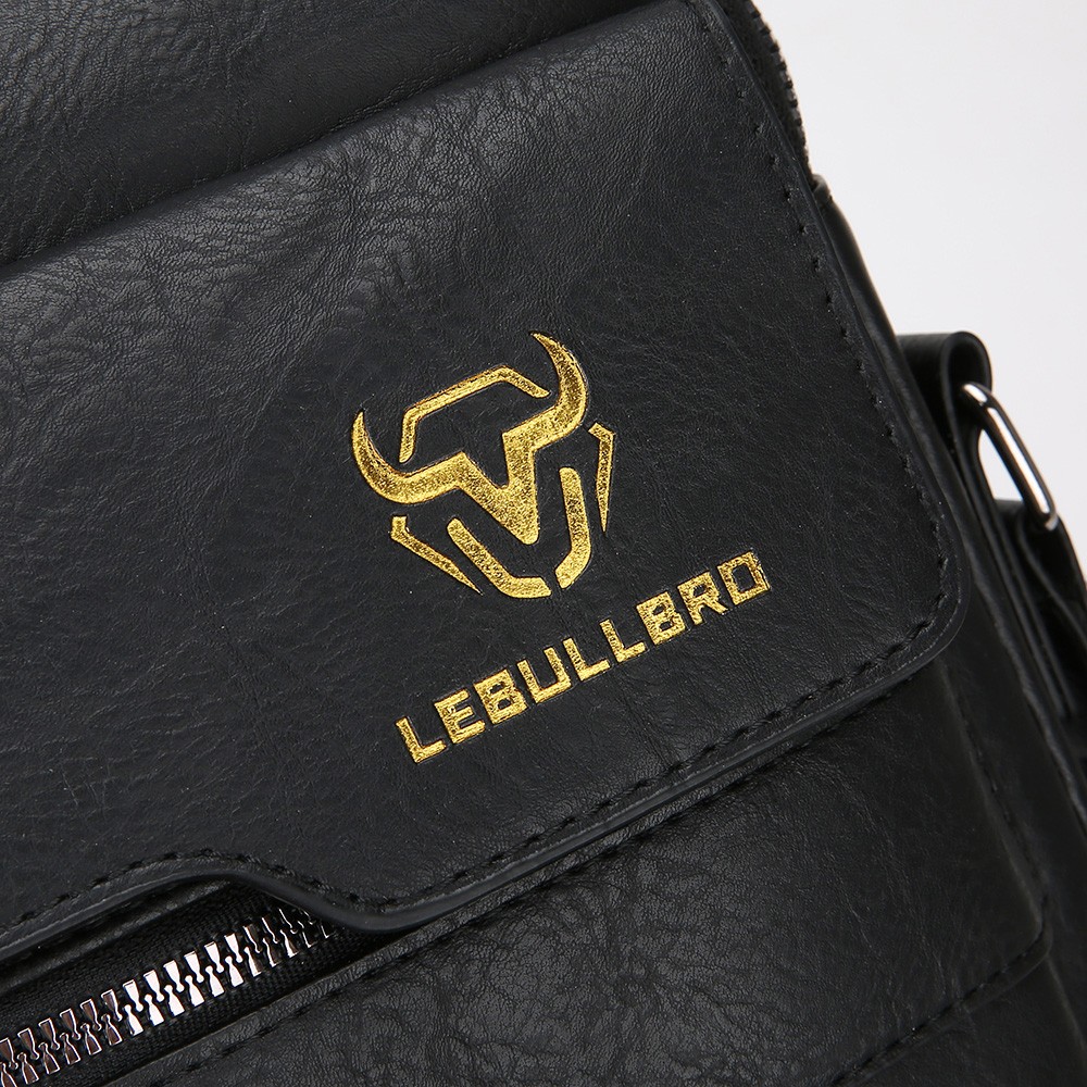 Men’s Handbag Business Shoulder Bag Leather Briefcase Crossbody Casual Fashion